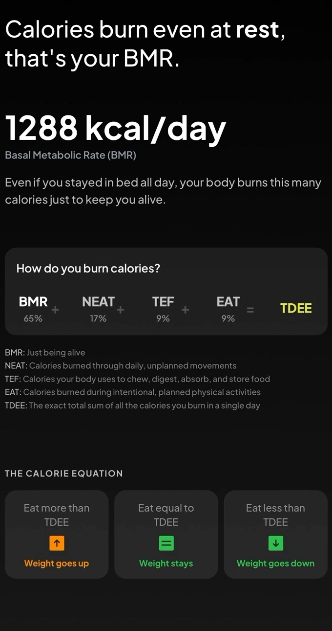 Understanding your metabolism, from an anonymised report